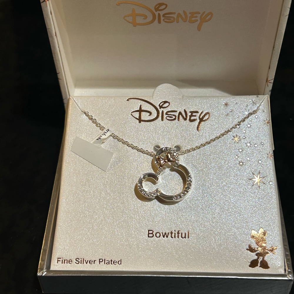 Disney Silver Heart Necklace